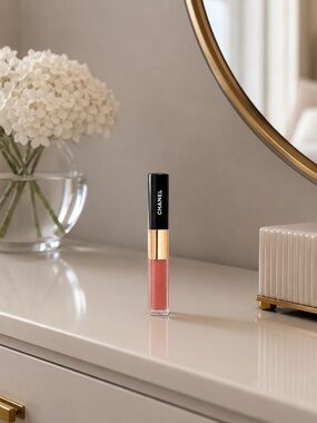 Chanel Le Rouge Duo Ultrawear Lip Colour Duo in Intense Caramel BNIB!